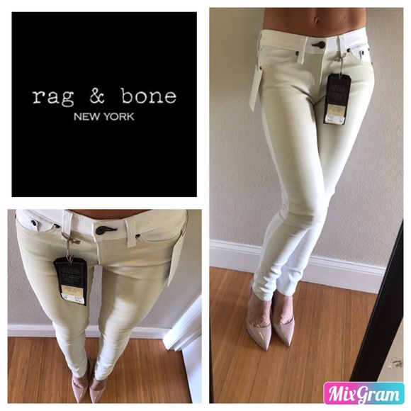 Rag Bone Leather Jeans Jeggings 